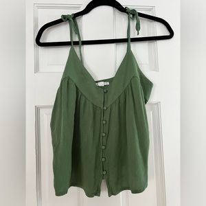 O’Neil tie spaghetti strap tank